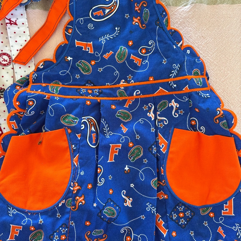 Kids Blue and Orange Apron
